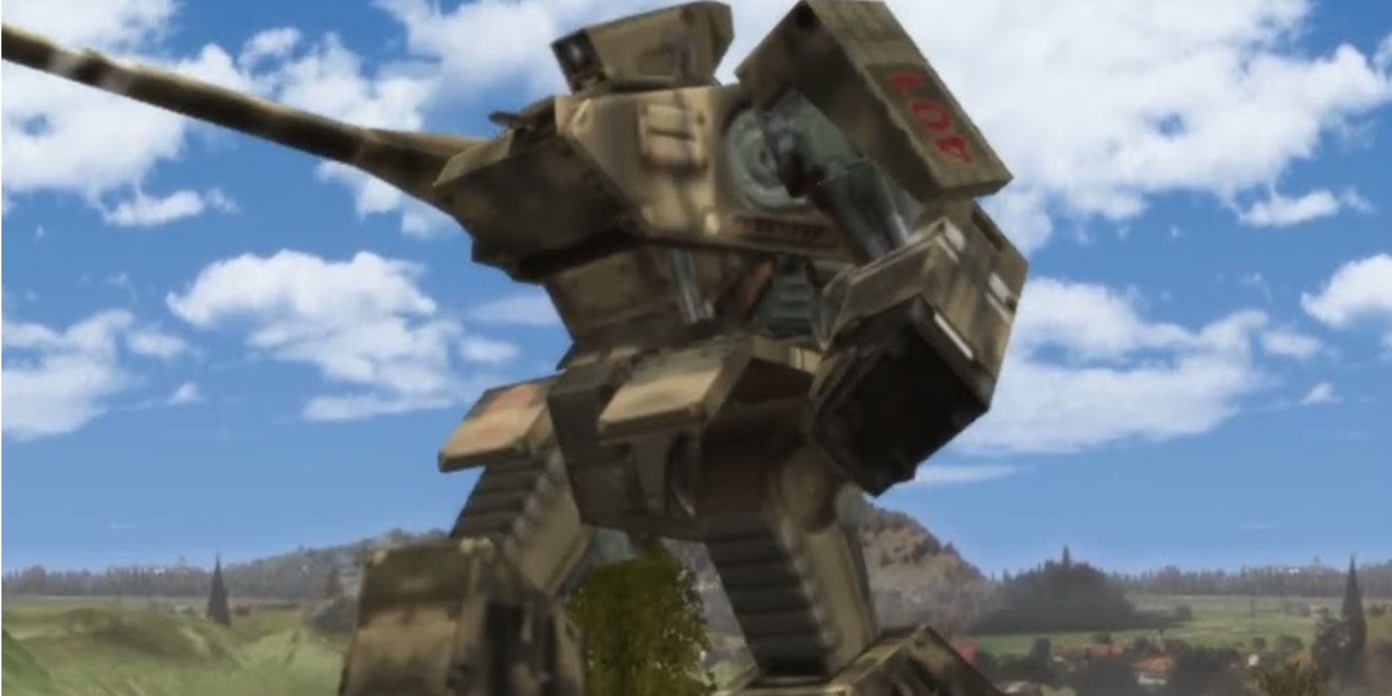 A mech unit in Ring Of Red
