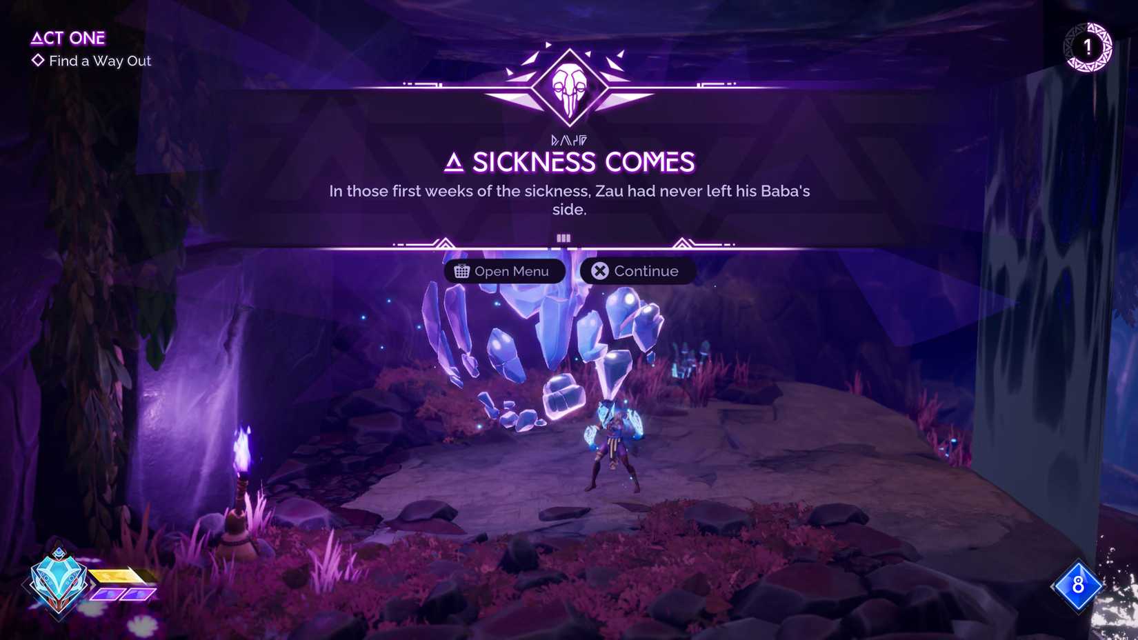 A Sickness Comes Echo in Tales of Kenzera