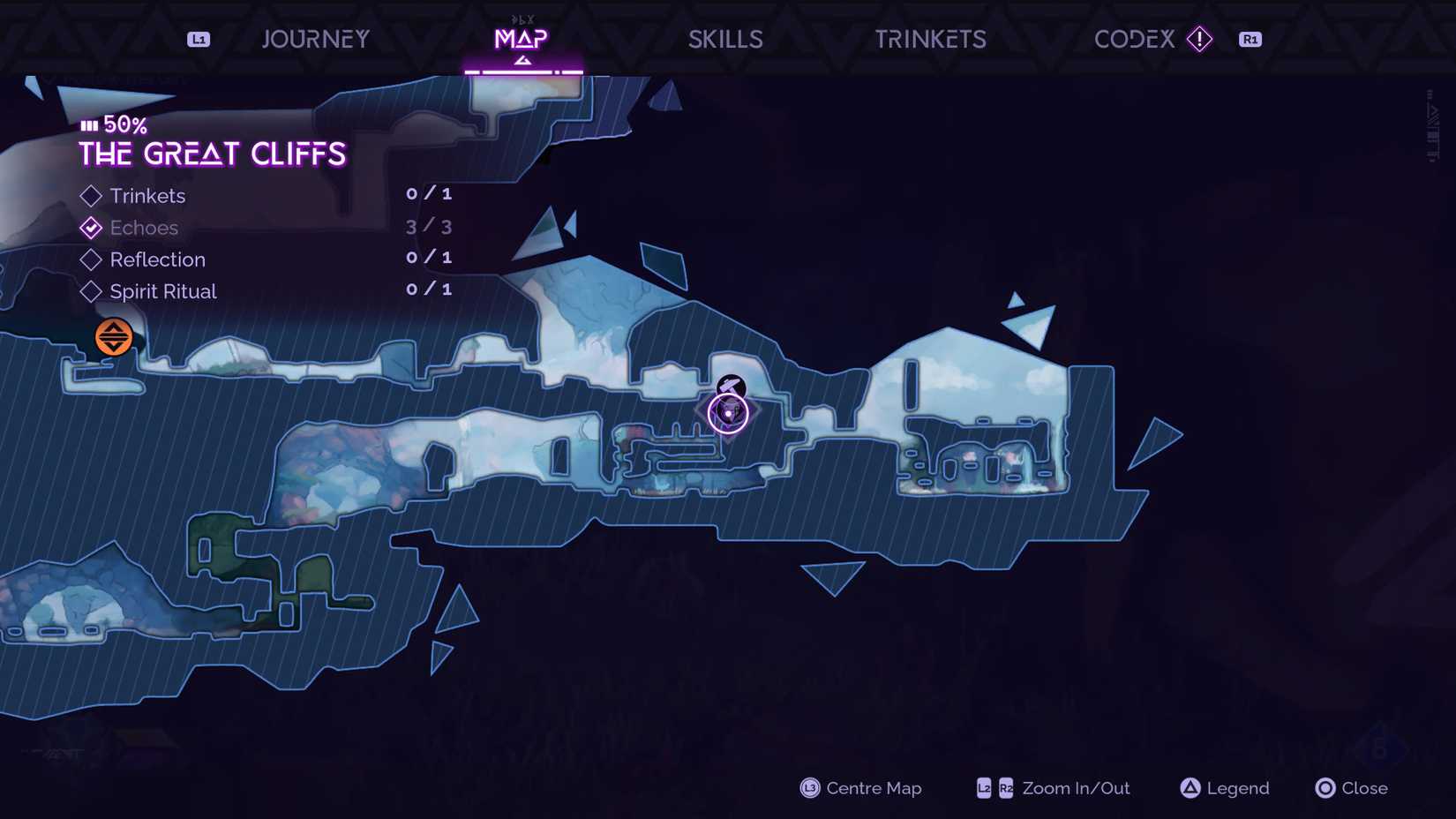 A Tale of Boat Breakers Map in Tales of Kenzera