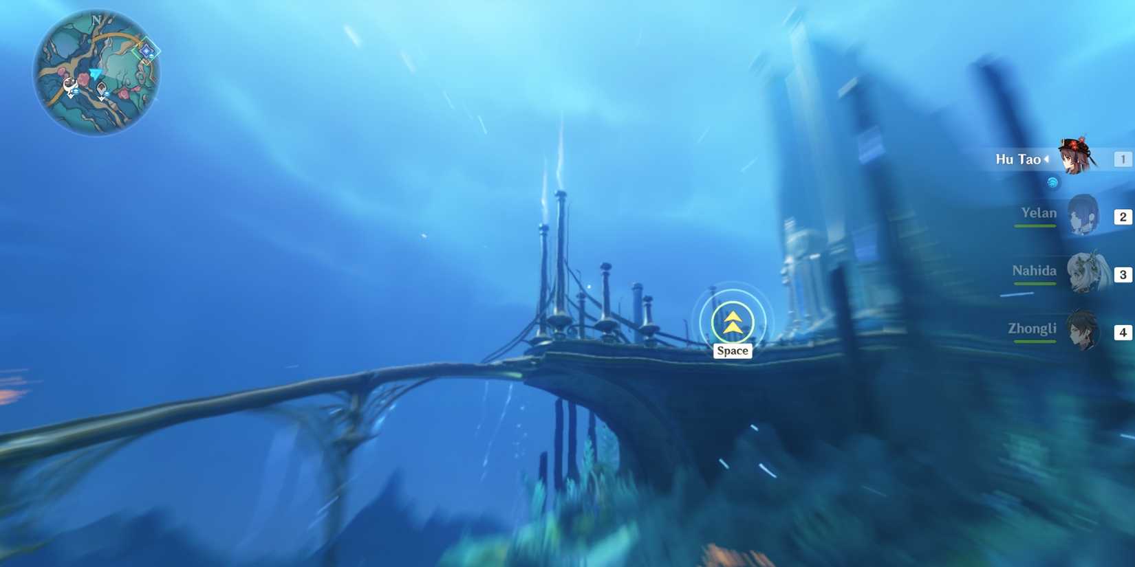 accellerate scylla skill with space bar or stop