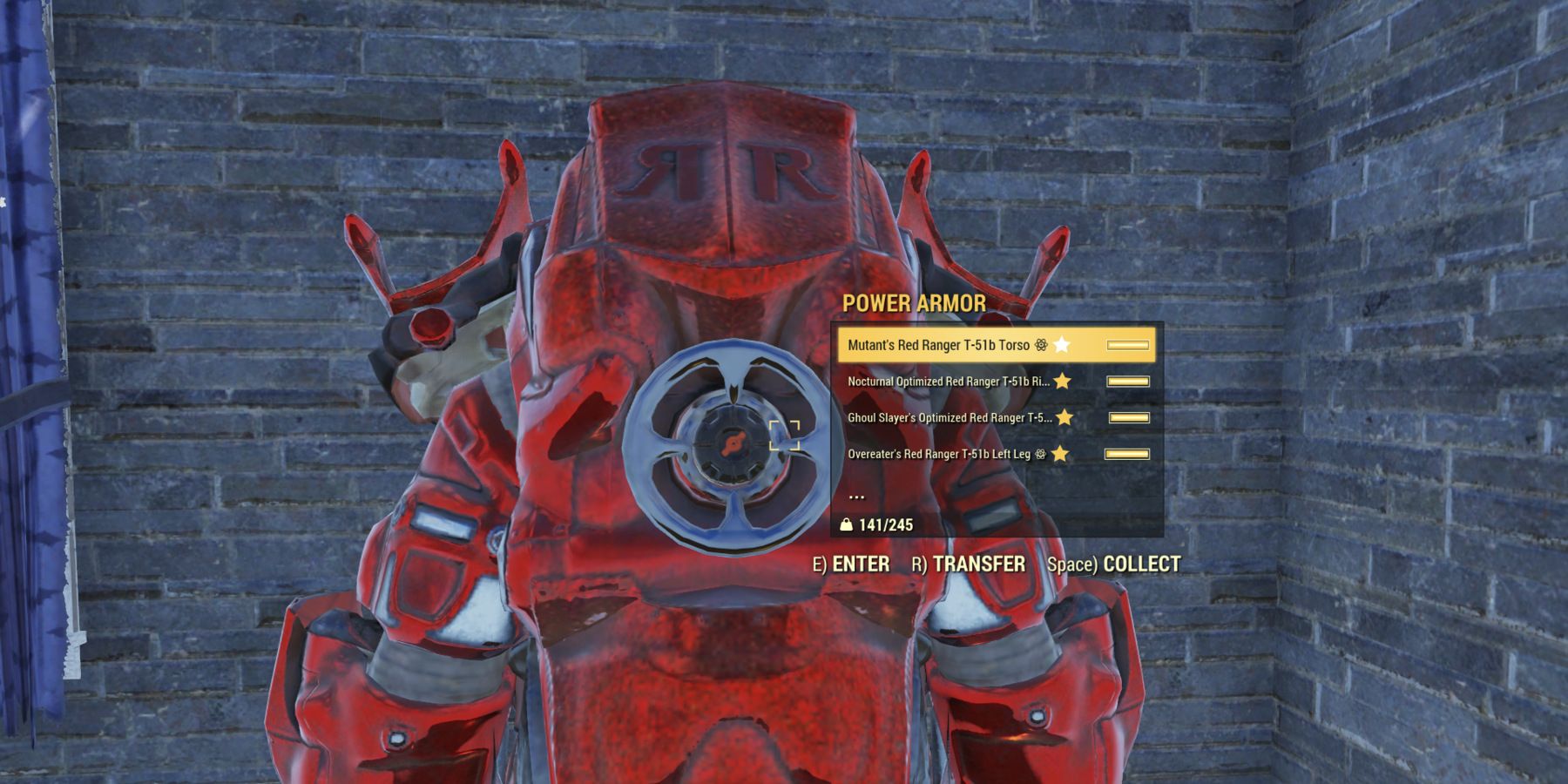 Adding Power Armor to Inventory Fallout 76