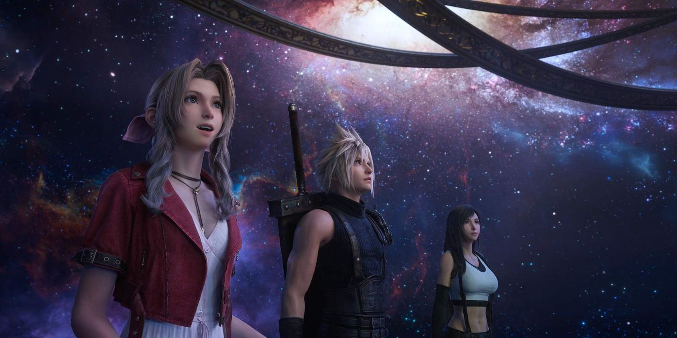 Aerith, Cloud, and Tifa in Final Fantasy 7 Rebirth