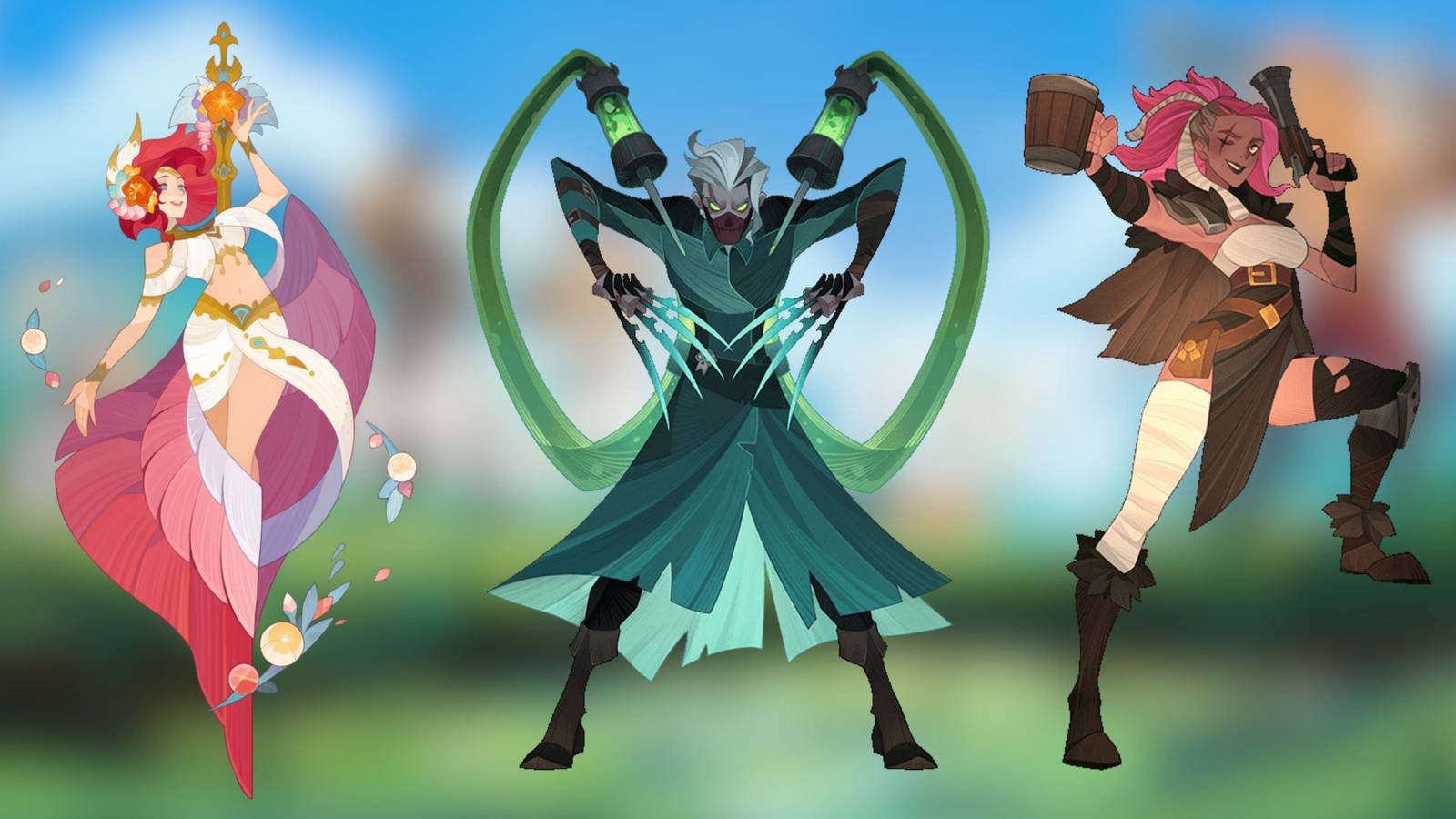 some afk arena hero characters.