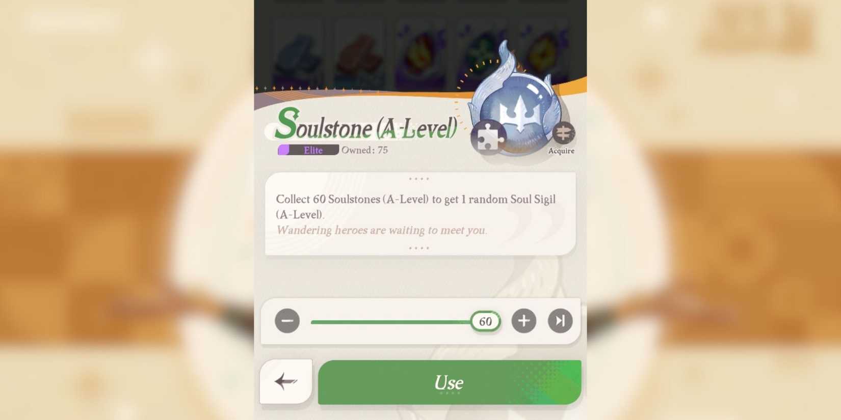  an a-level soulstone in afk journey.