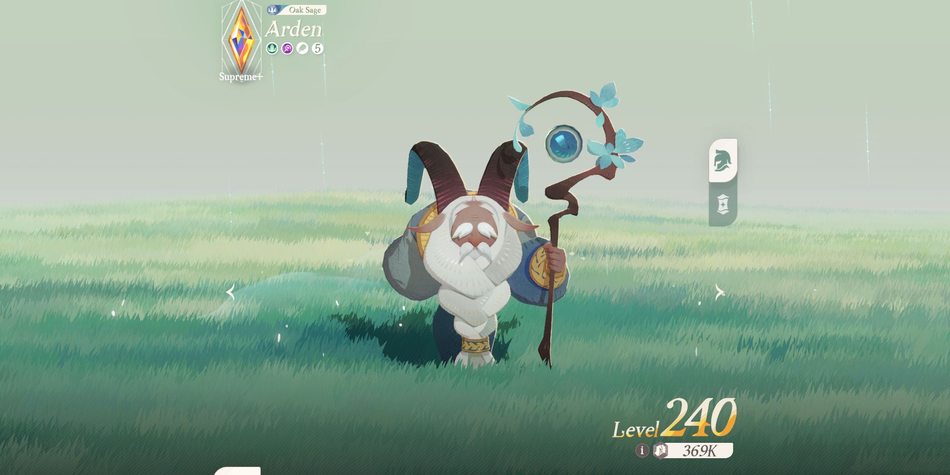 Image of the mage character Arden in AFK Journey