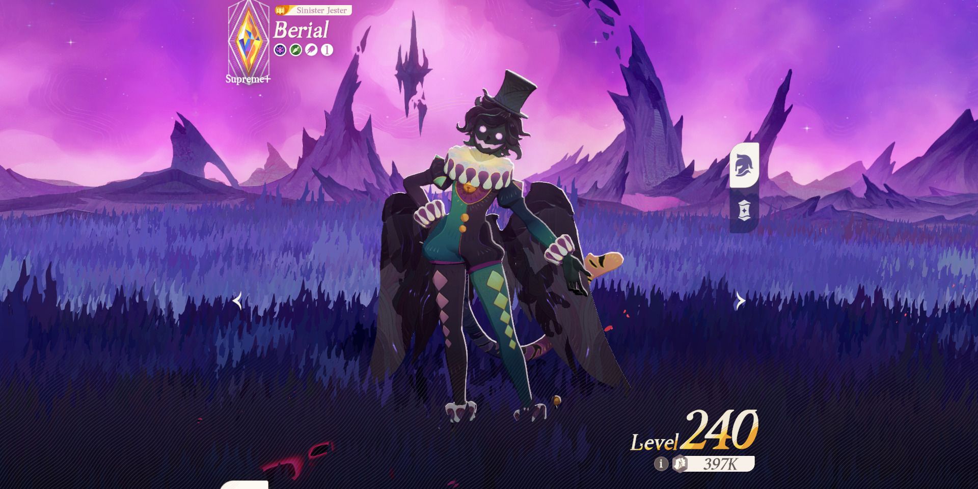 Image of the Rogue character Berial in AFK Journey