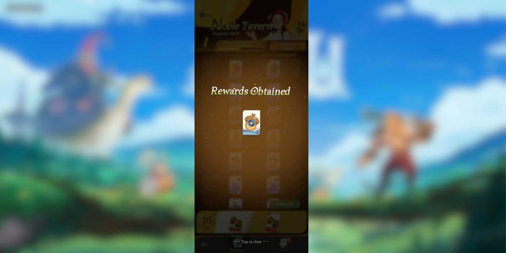 a pack of faction-tied acorn obtained as a reward in afk journey.