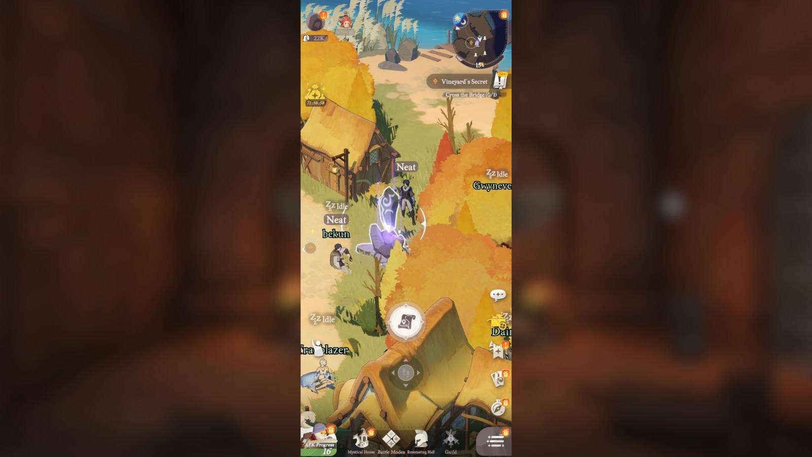 a fast-travel shrine in afk journey.