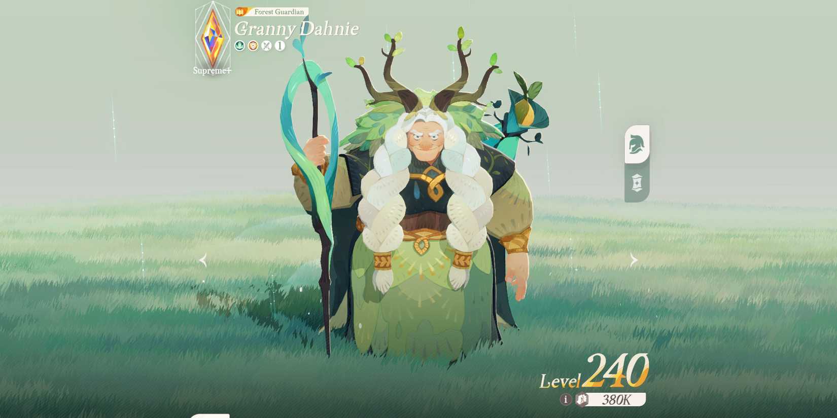 Image of the character Granny Dahnie from AFK Journey