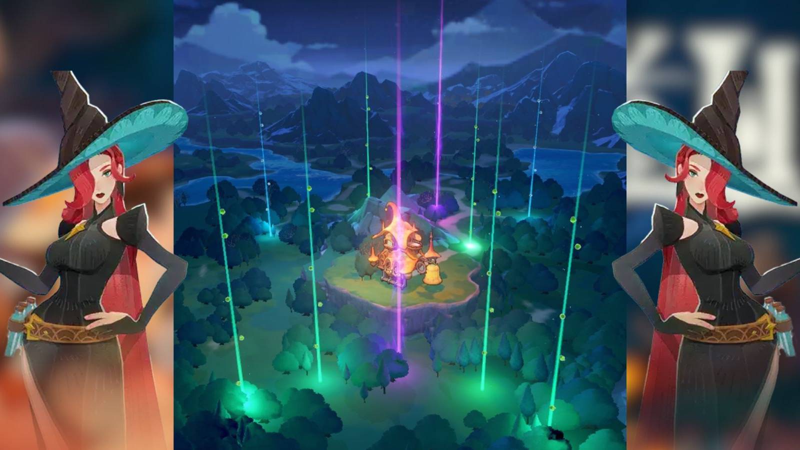 recruitment cutscene in afk journey. 