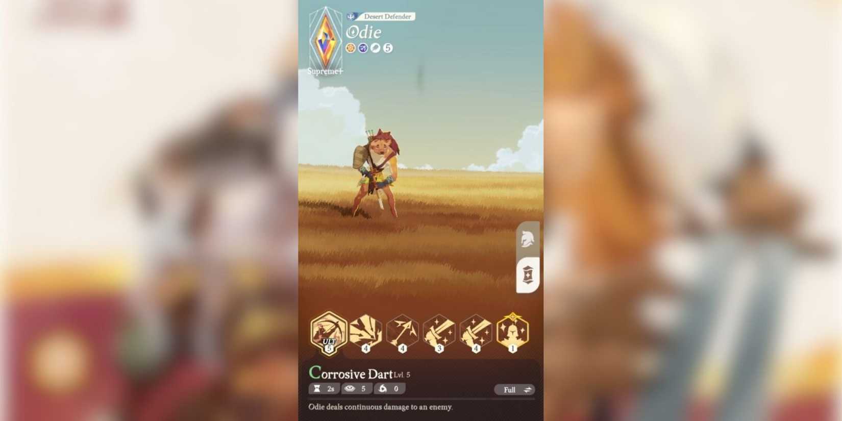 odie skills in afk journey.