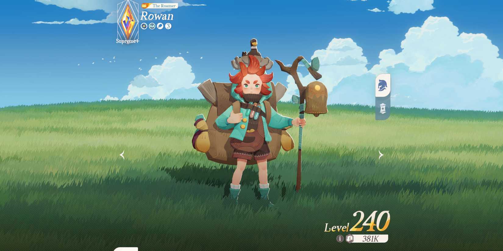 Image of the support character Rowan in AFK Journey