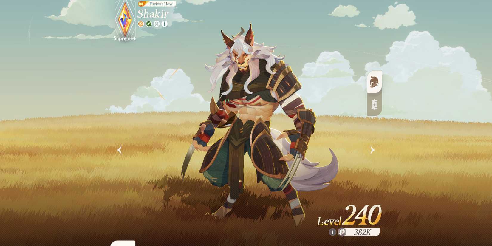 Image of the rogue character Shakir in AFK Journey