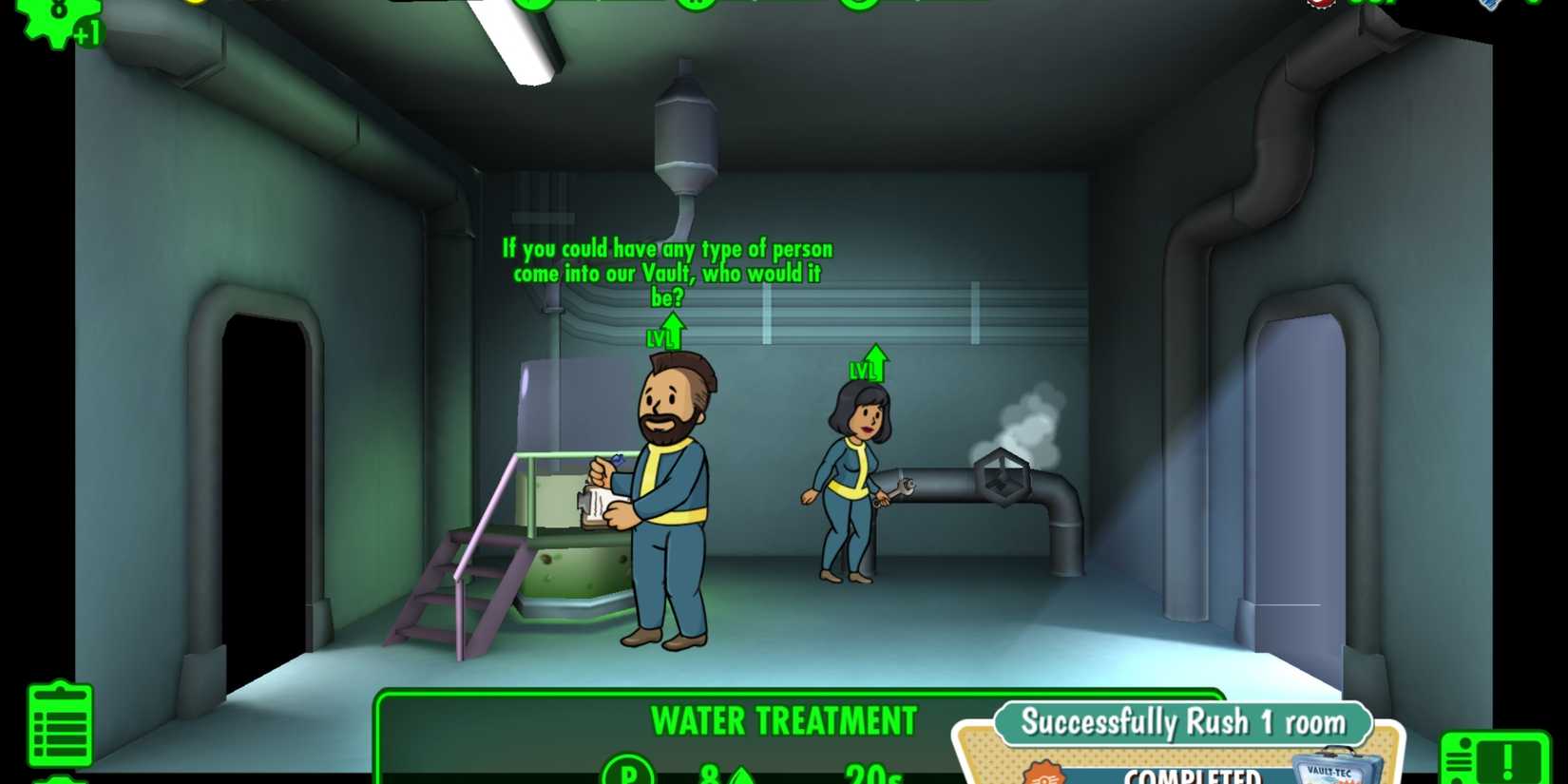 Agility Stat For Dwellers In Fallout Shelter