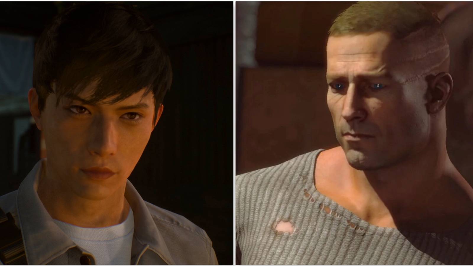 Akito in Ghostwire Tokyo and BJ Blazkowicz in Wolfenstein The New Order