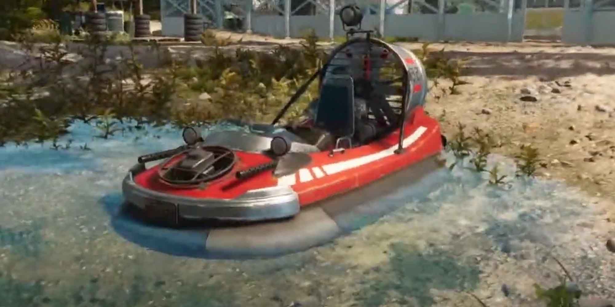 The ALHV-2 hovercraft in Far Cry 6