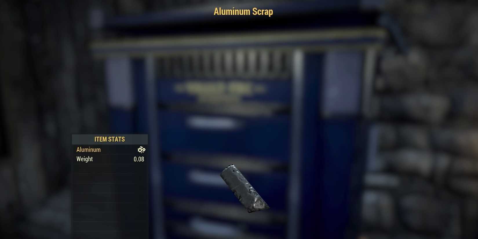 Aluminum Scrap in Fallout 76