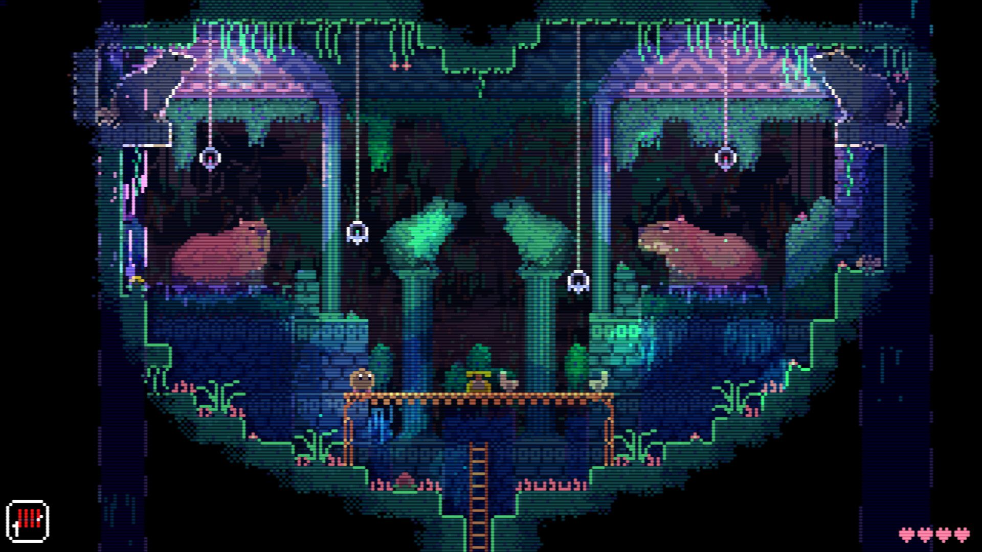 animal well button