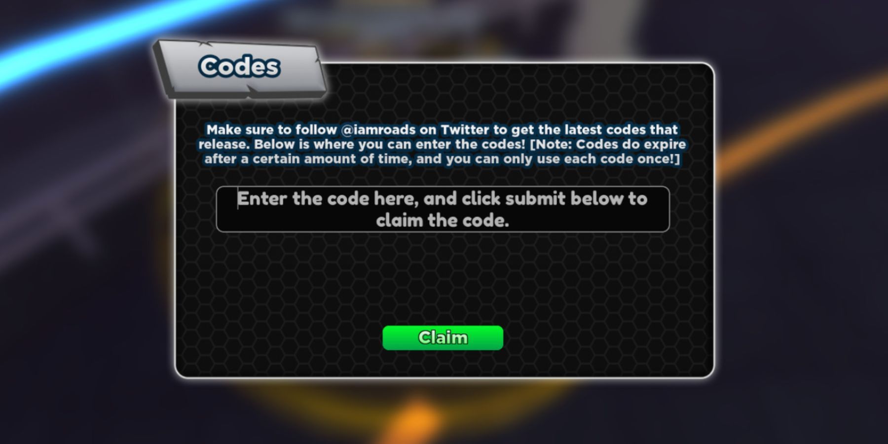 Roblox anime clash codes