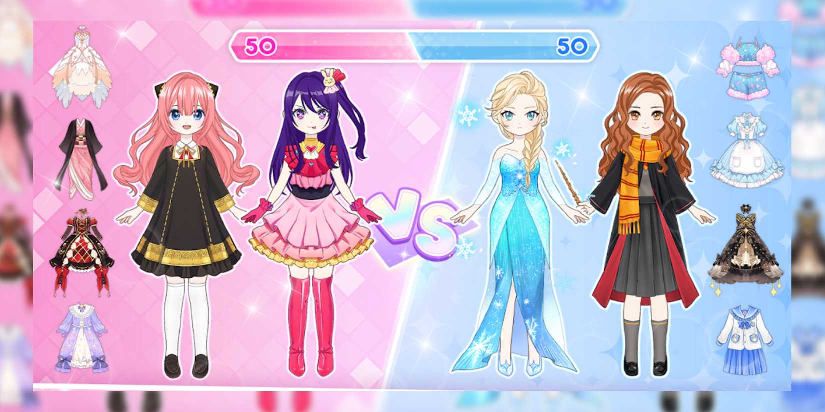 Anime Dress Up Doll Dress Up Bravestars Games ai hoshino anya elsa hermione granger