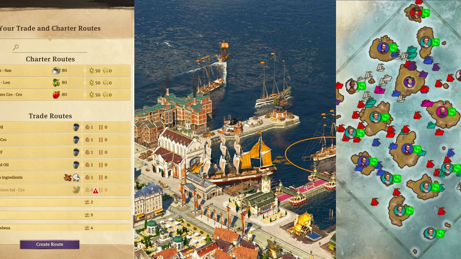 Anno 1800 Trade Routes