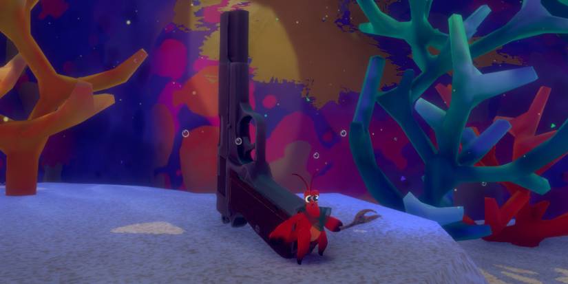 Another Crab's Treasure Give Kril Gun Shell Front Facing Crab