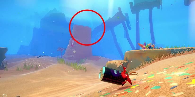 Another Crab's Treasure Moon Caves Location Overworld Highlighted Pipes