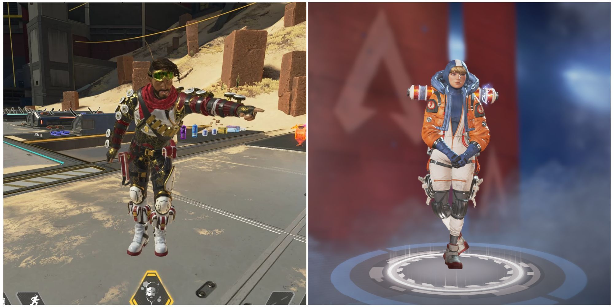 apex legends mirage and wattson