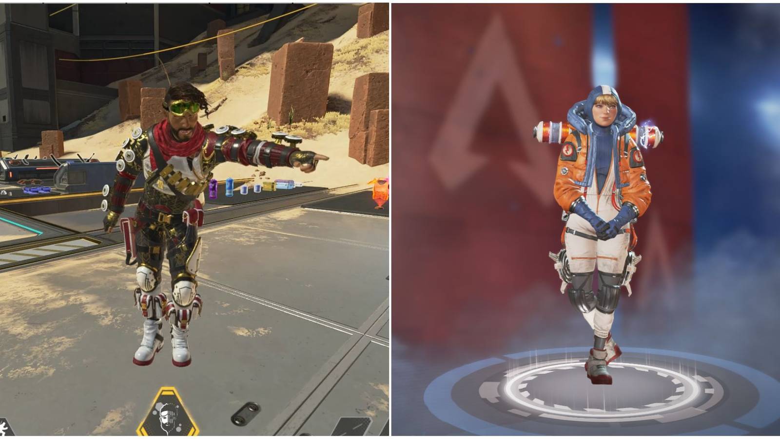apex legends mirage and wattson