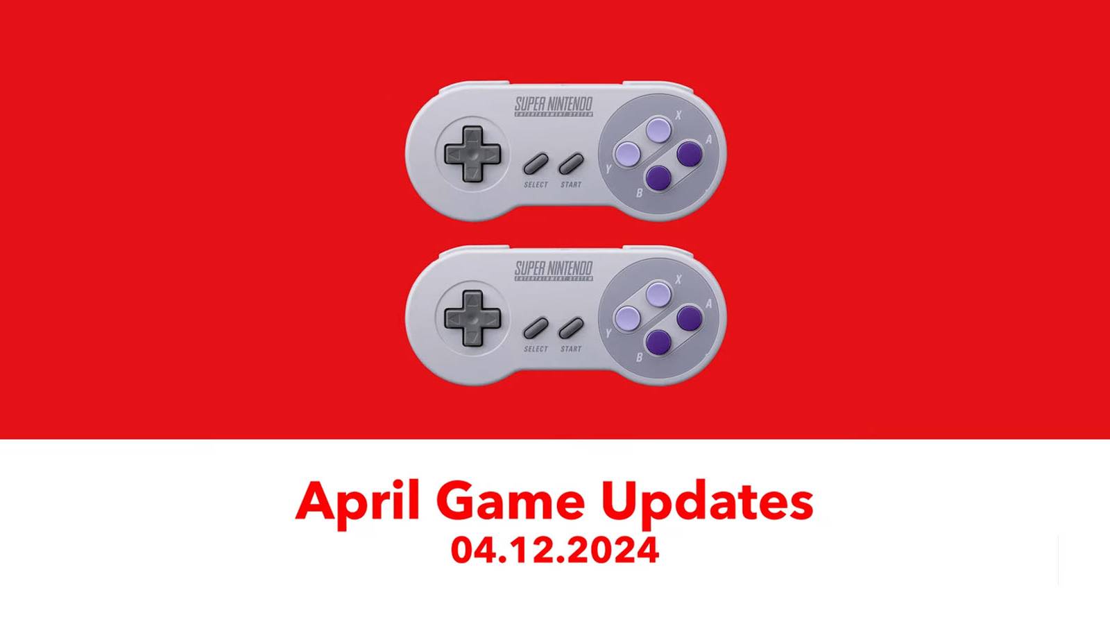 April SNES games NSO