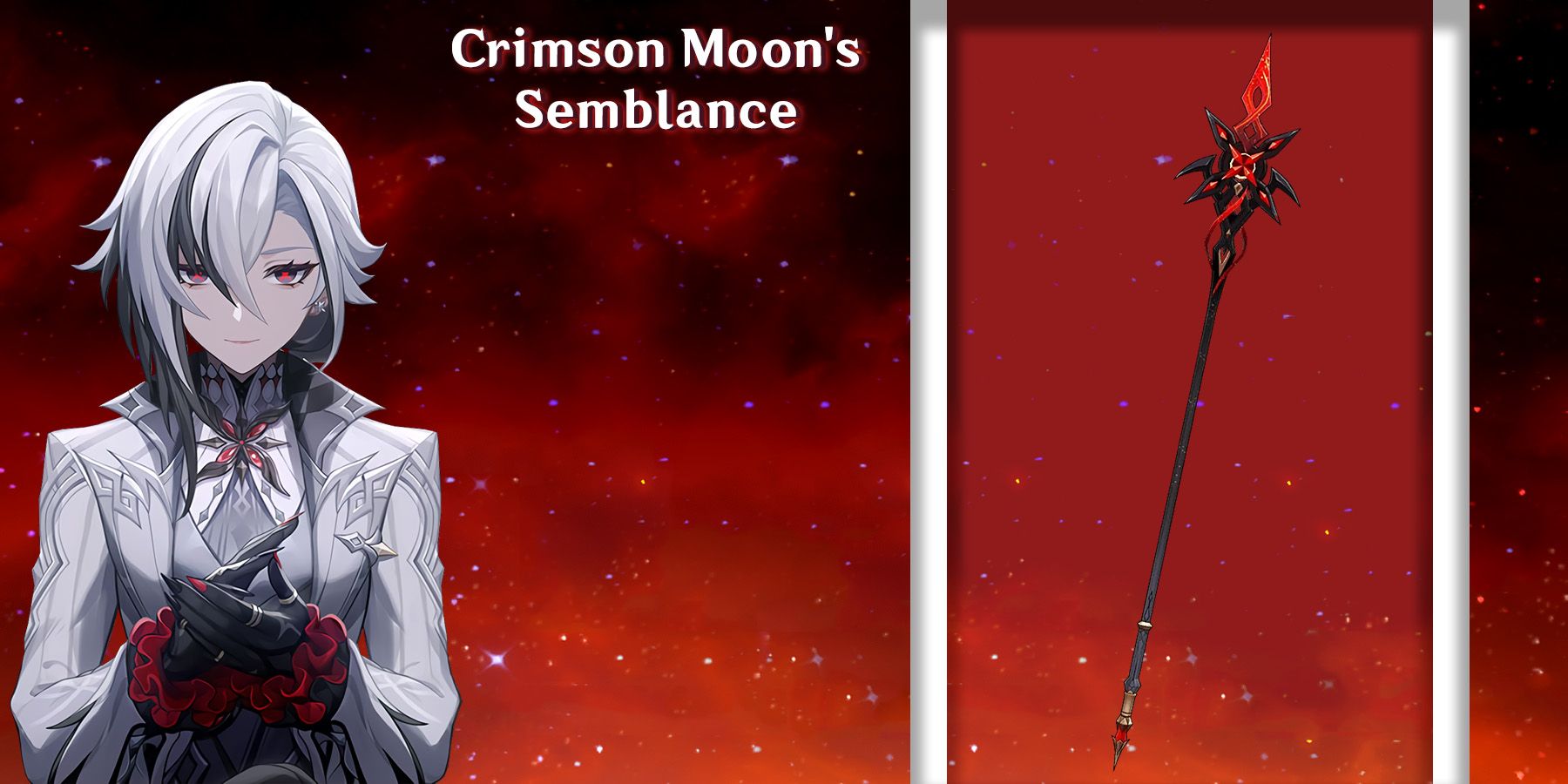 arlecchino using crimson moons semblance in genshin impact