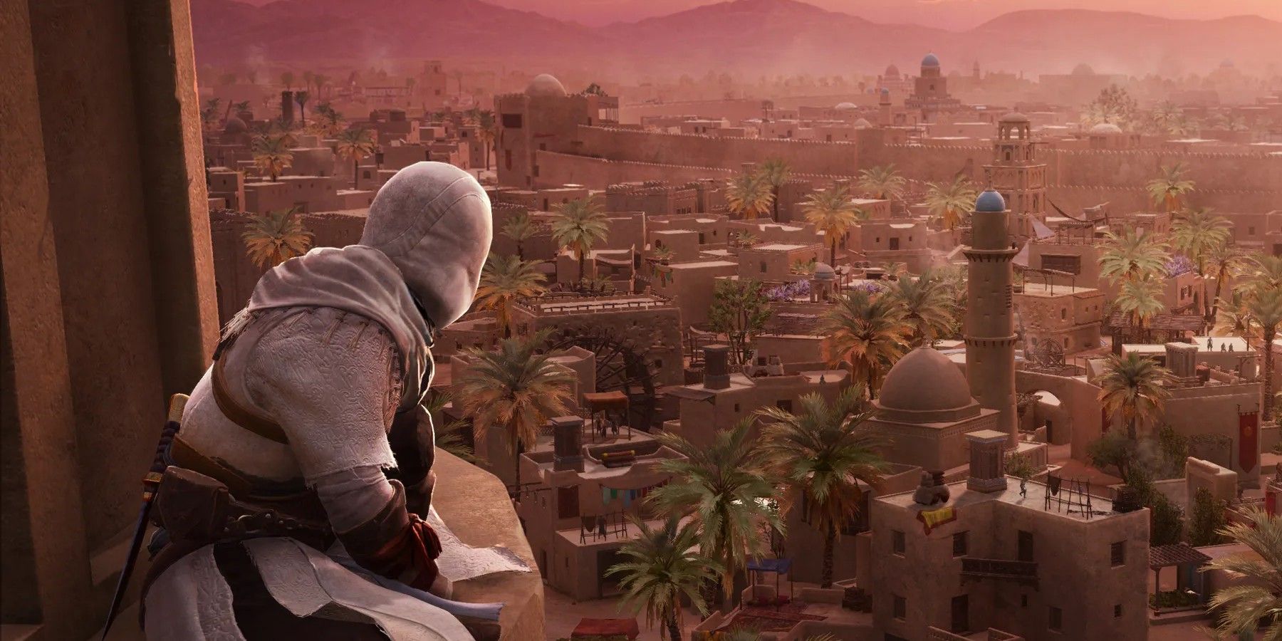 assassin's Creed mirage Basim over Baghdad