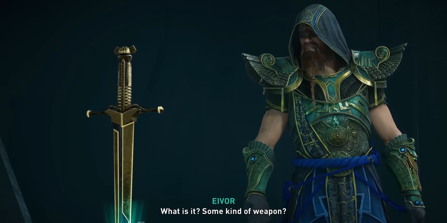 Eivor finds the Blazing Sword in AC Valhalla