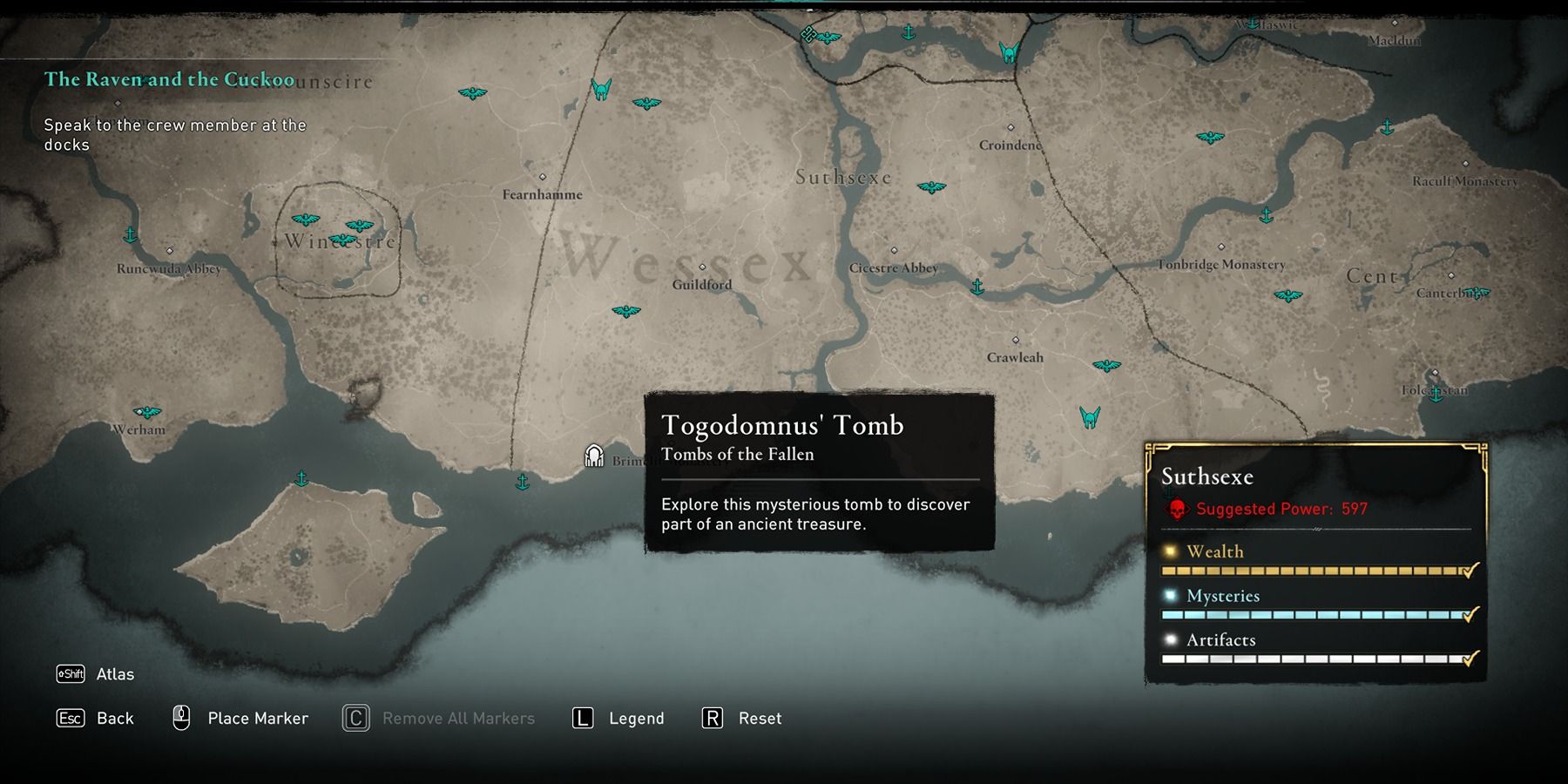 Assassin's Creed Valhalla - Togodomnus Tomb Location