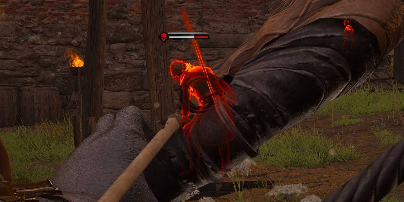 Assassin's Creed Valhalla - using a bow and arrow