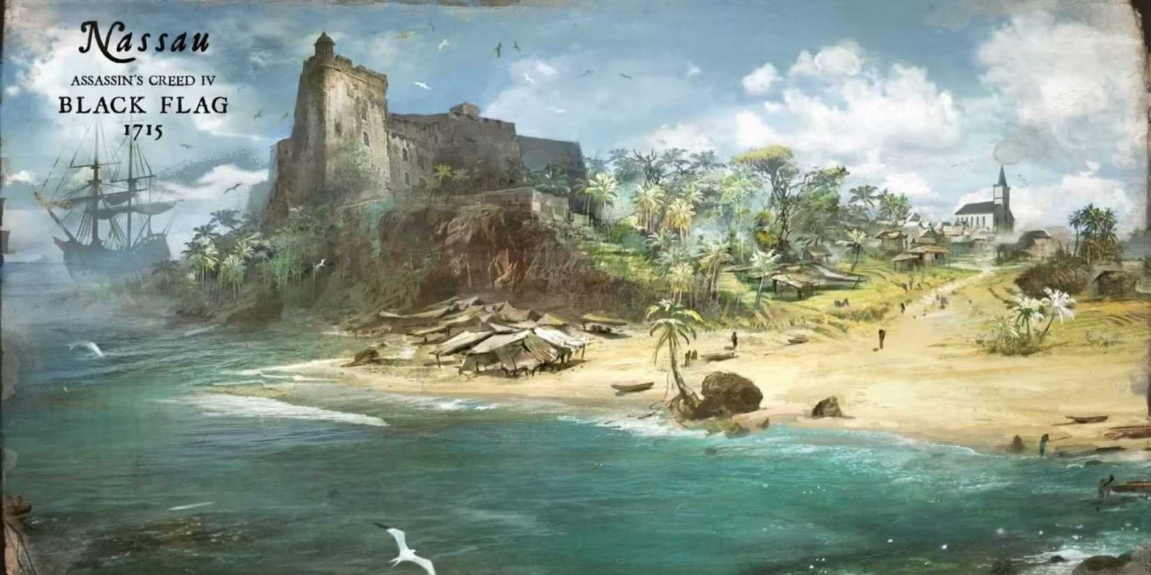 Assassins Creed 4 Black Flag Nassau Artwork