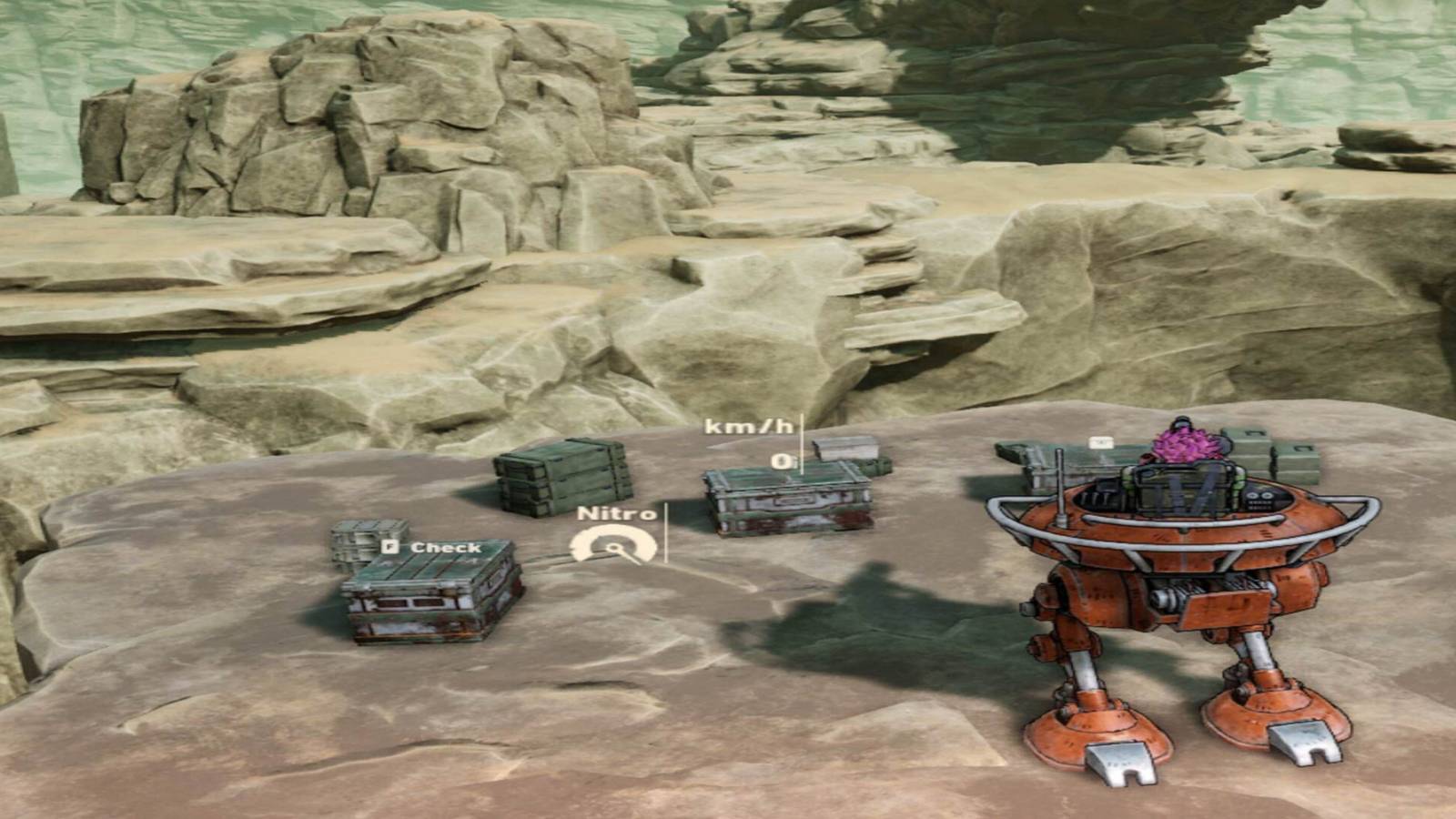 Atop a Hill in Sand Land