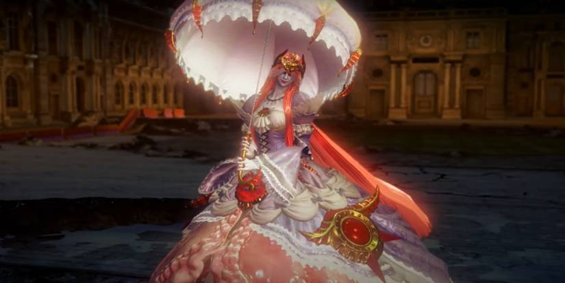 Baal Zebul in her human form in Bayonetta 3