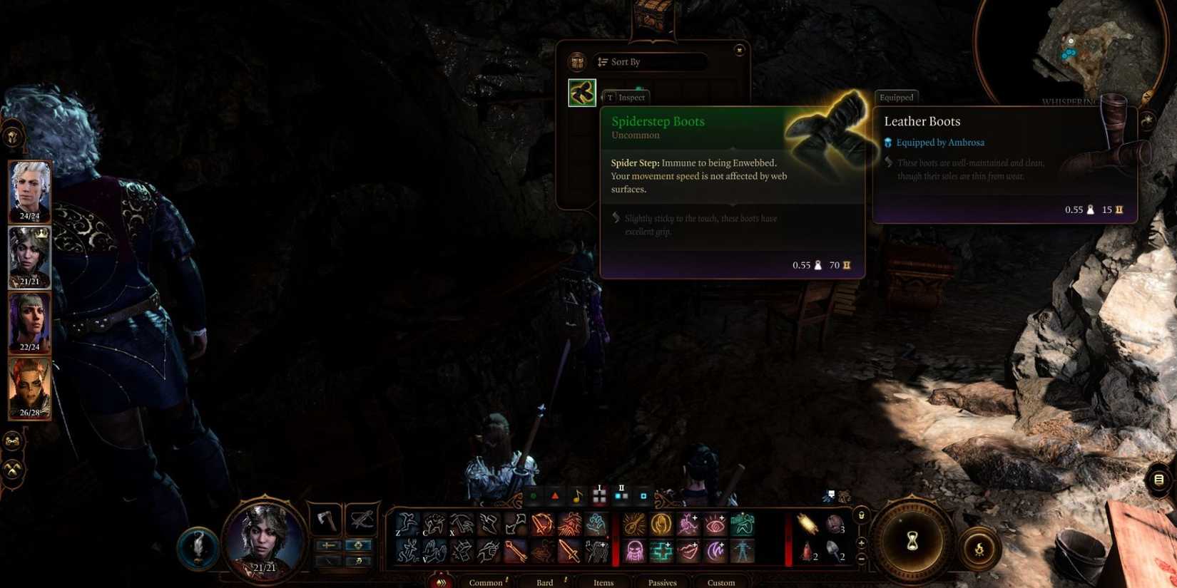 Baldur's Gate 3 Spiderstep Boots