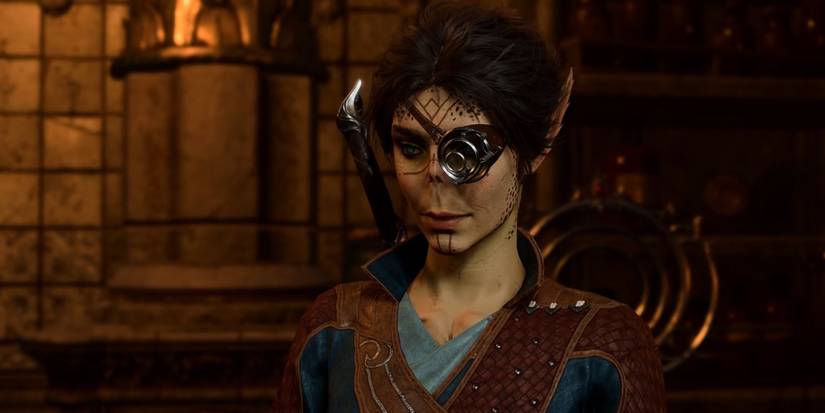 Baldur's Gate 3 Ghustil Stornugoss looking down 