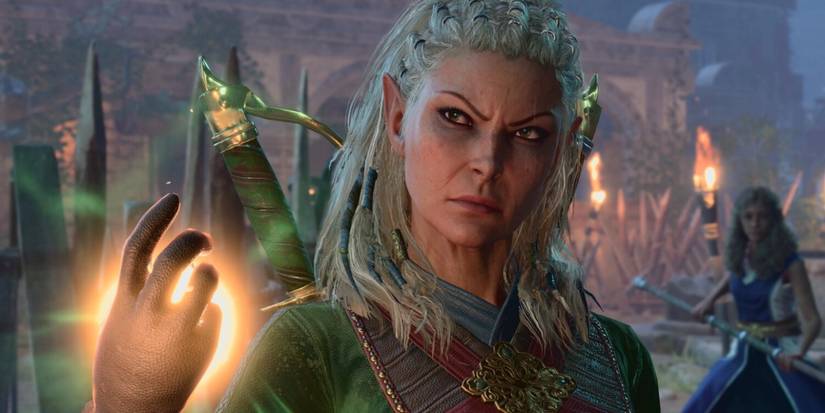 Baldur's Gate 3 Jaheira using magic