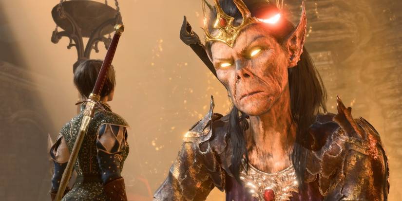 Baldur's Gate 3 Vlaakith talking to a player