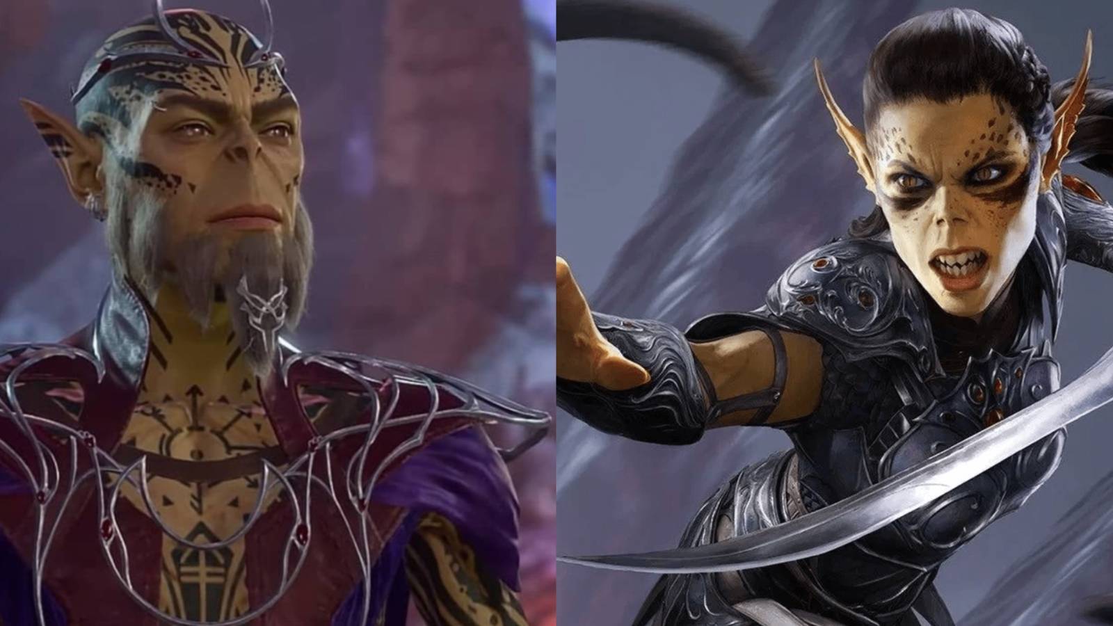 Baldur's Gate 3 Orpheus and Lae'zel