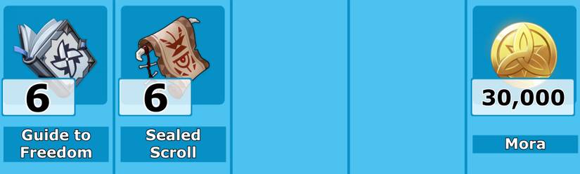 Barbara Level 5 Talent Materials - Genshin Impact