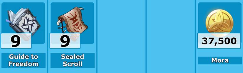 Barbara Level 6 Talent Mats - Genshin Impact