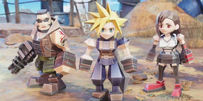 Barret, Cloud, and Tifa in Final Fantasy 7 Rebirth