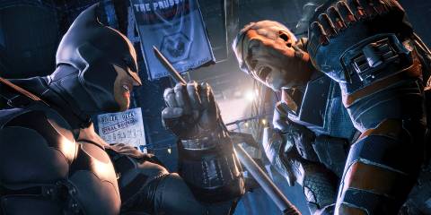 Batman and Deathstroke in Batman Arkham Origins