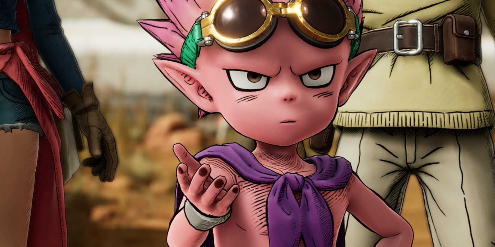 Beelzebub speaking to mayor tor in sand land