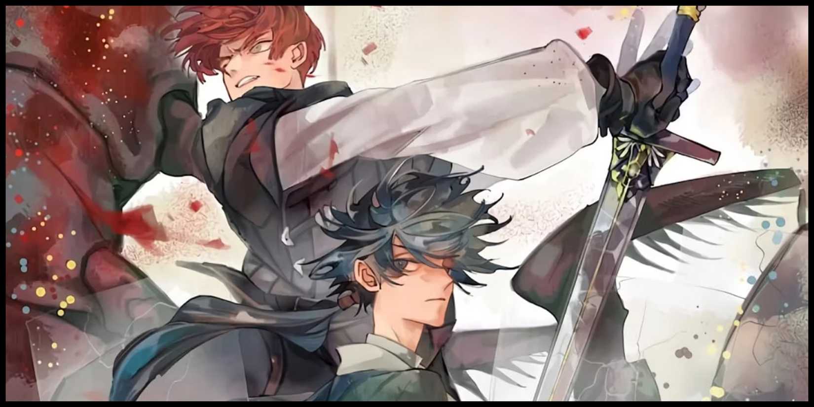 Behind The Hero and the Demon King Manga Example of two main characters