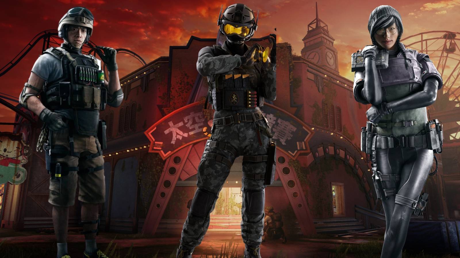 Image showing Lesion, Solis, and Dokkaebi at Theme Park.